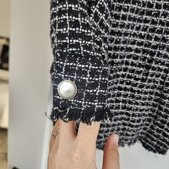 Zara Black and White Women's Jacket - Picture 5 of 6